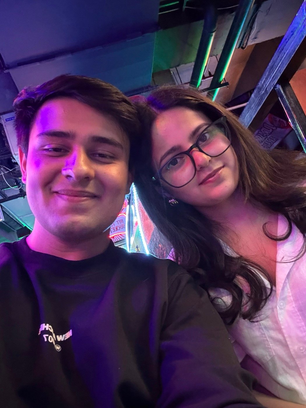Arcade selfie